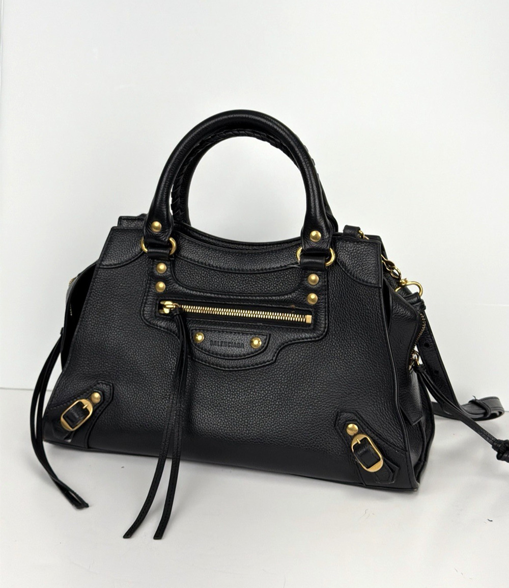 Balenciaga Neo Classic City Bag Small in Black Grained Calfskin Leather S-05